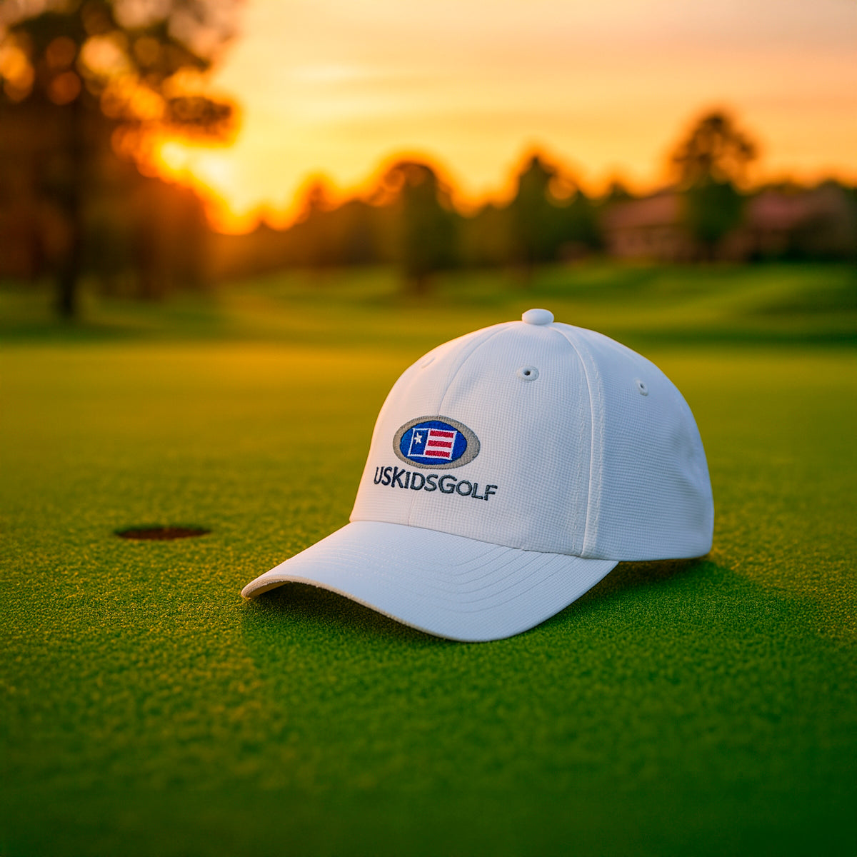 USKG Tech Cap 6-panel, Adult 58, White