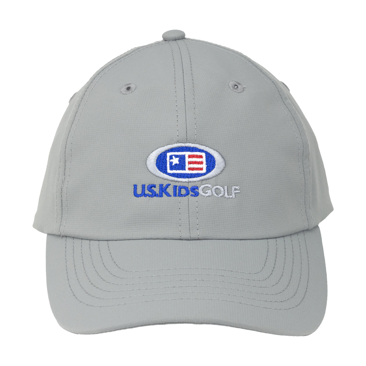 uskg-tech-cap-6-panel-adult-58-grey | U.S. Kids Golf
