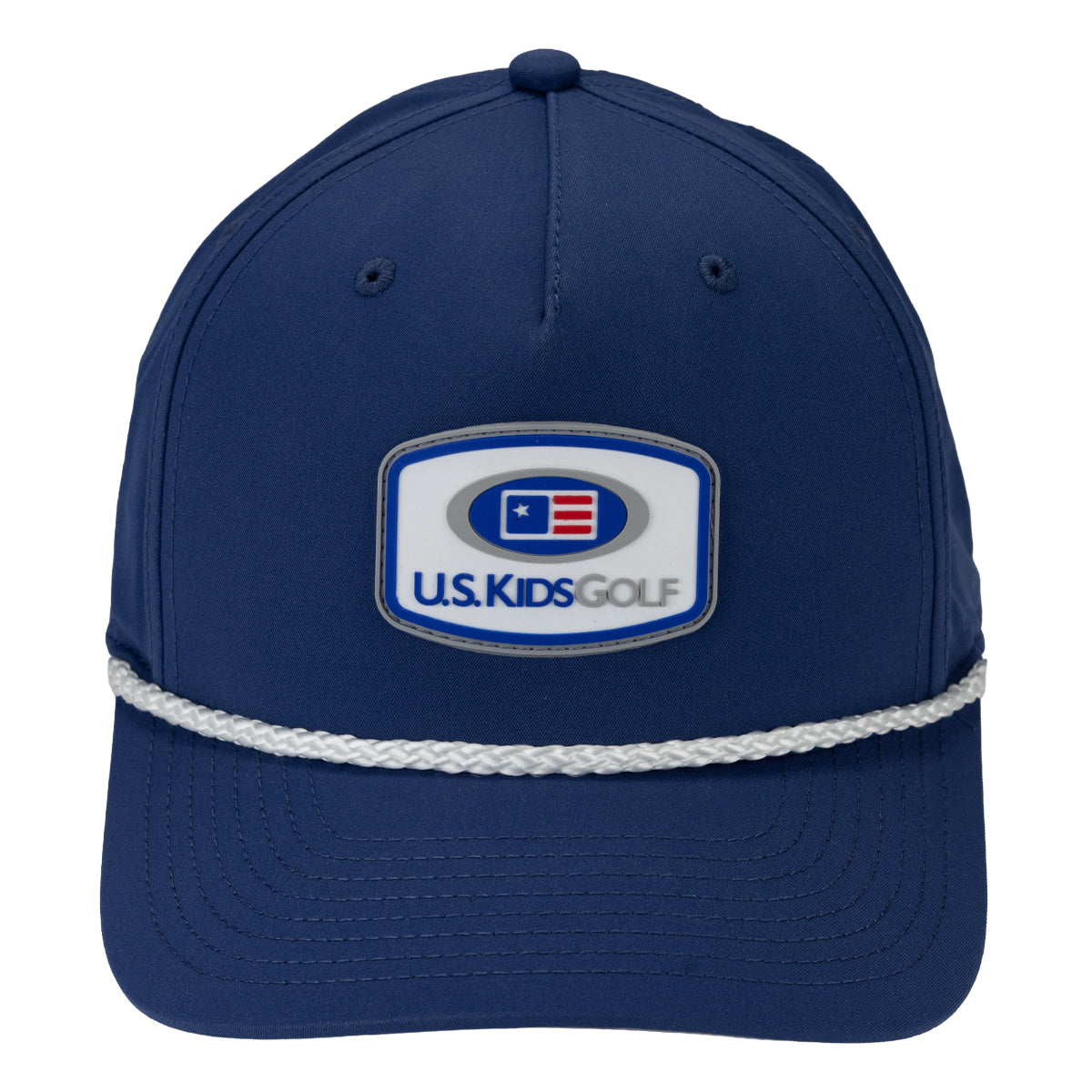 Patch Tech 5-Panel Rope, Blue/White, Adult M/L 58cm