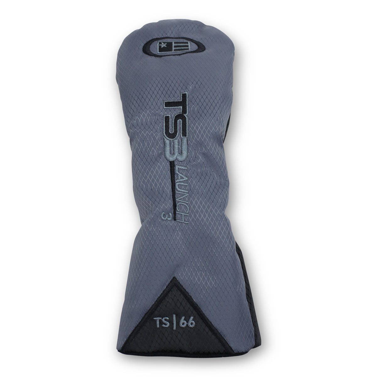 TS3-66 Launch 3 Wood Headcover, Charcoal