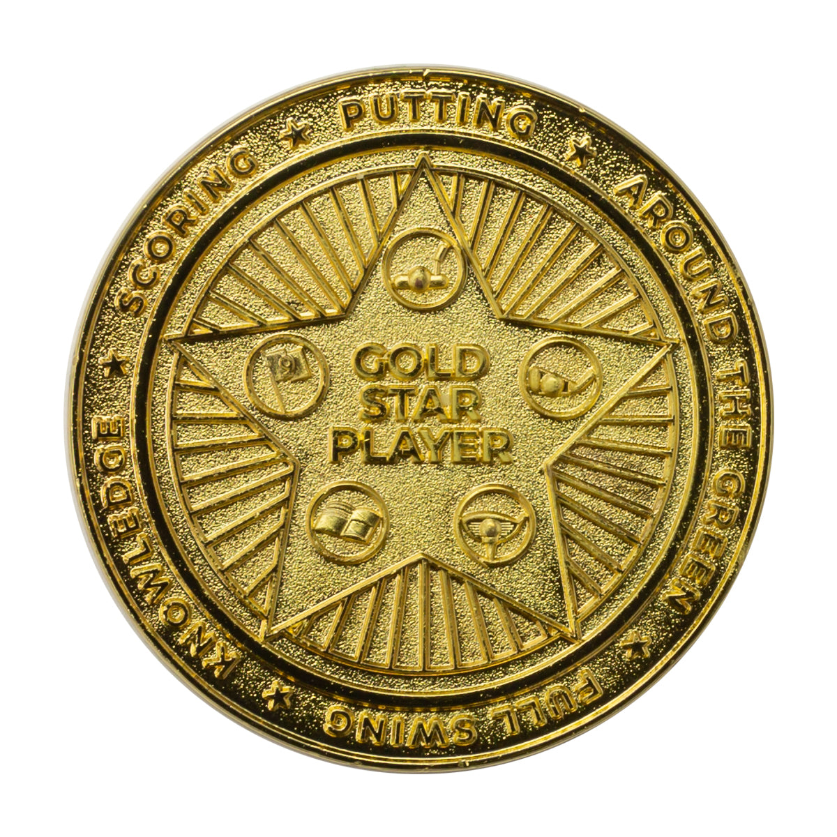 Level 5 Gold Star Medallion Award Medal