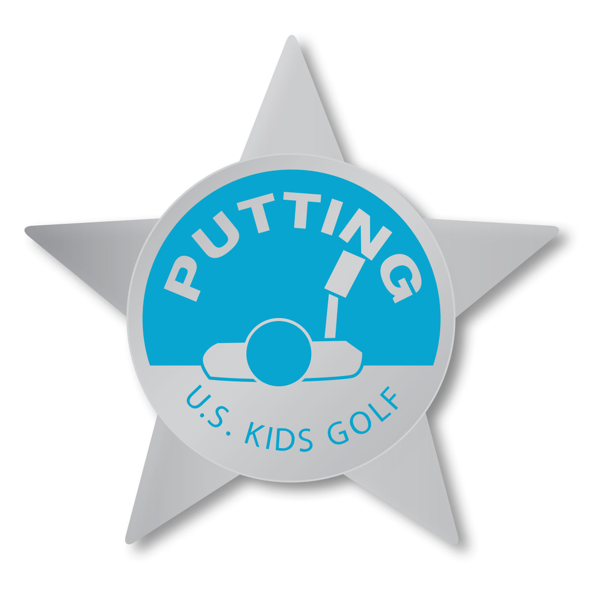 Level 6 Putting Pin, Individual Teal