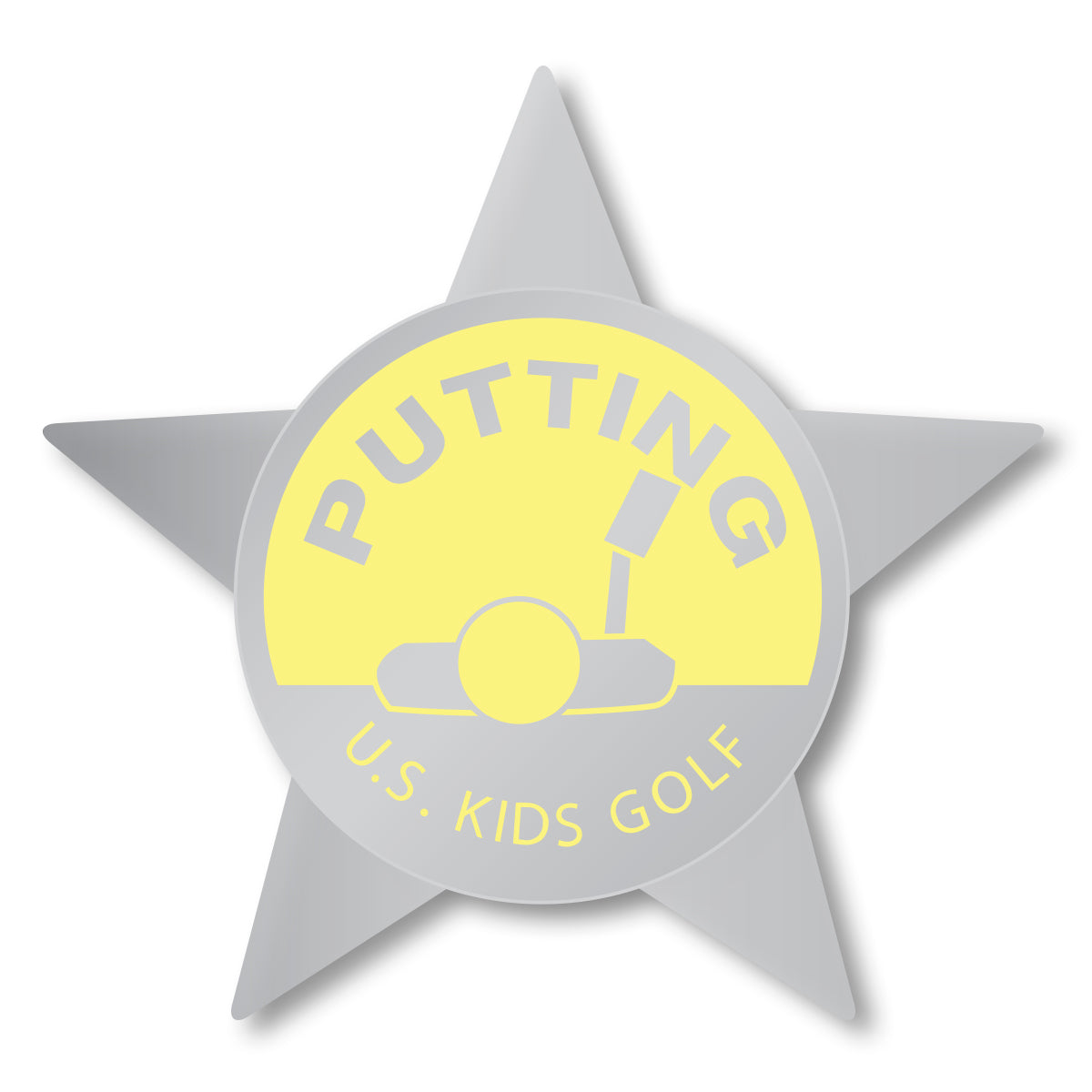 Level 7 Putting Pin, Individual Yellow