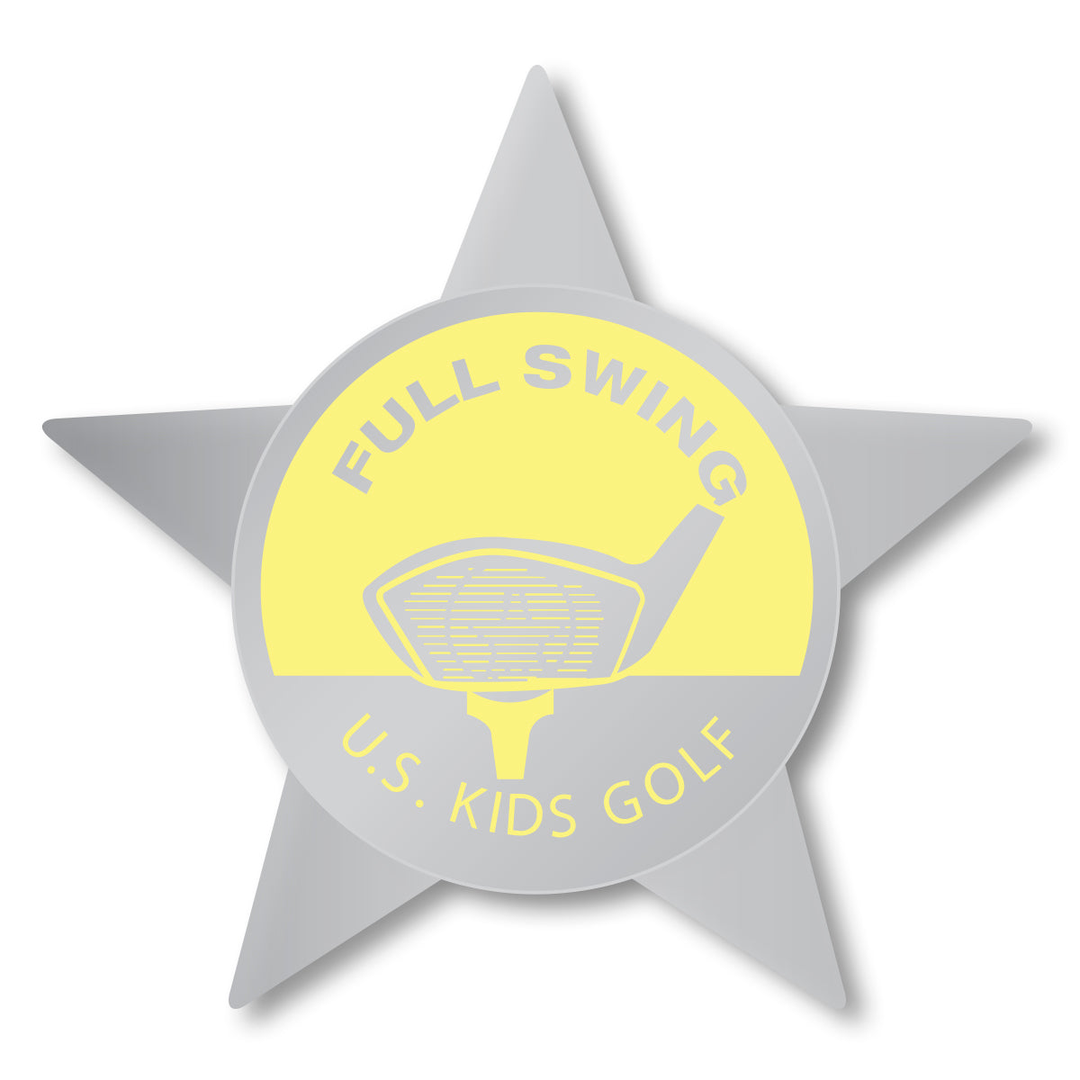 Level 7 Full Swing Pin, Individual Yellow