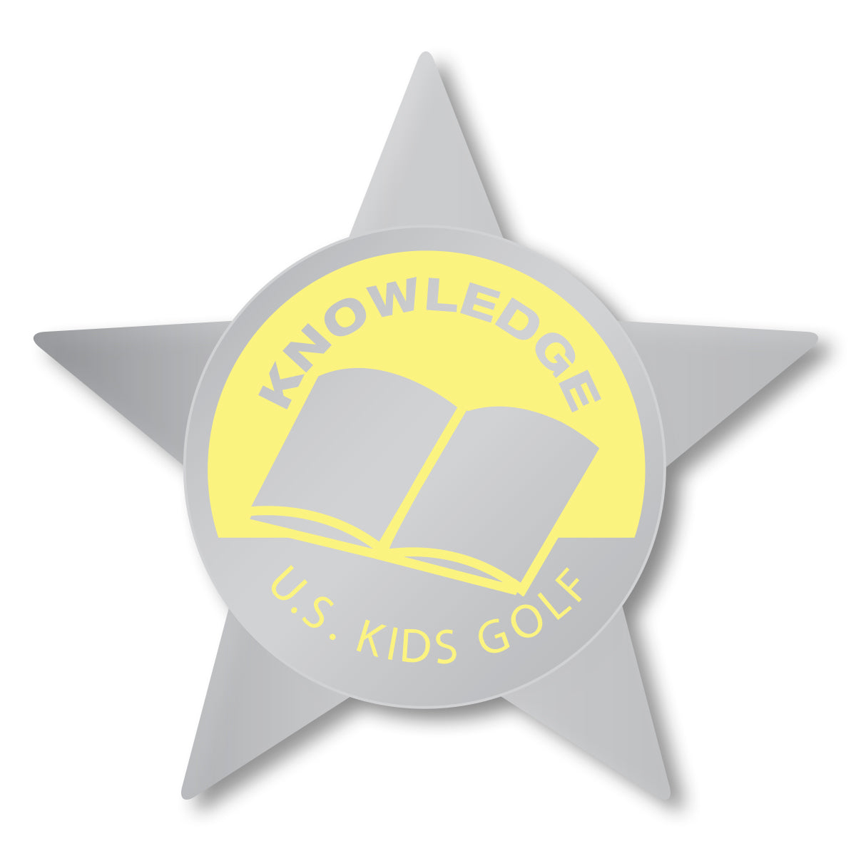 Level 7 Knowledge Pin, Individual Yellow