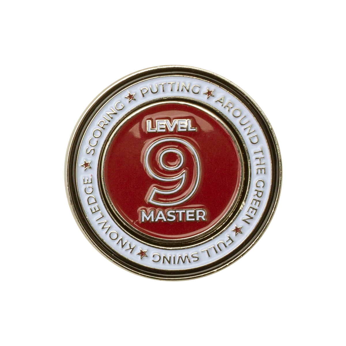 Level 9 Mastered Coin and Ball Marker