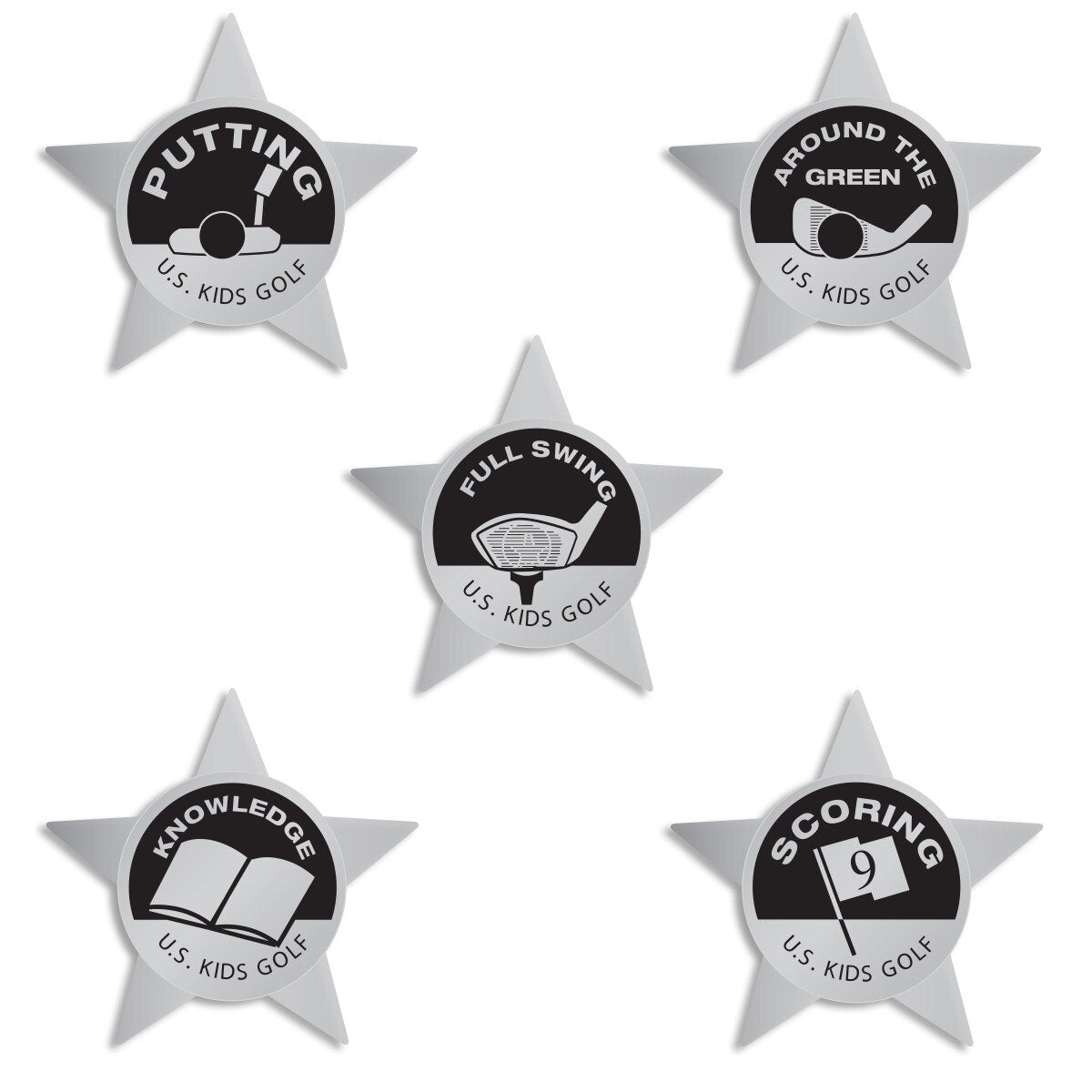 level-10-putting-pin-individual-black | U.S. Kids Golf