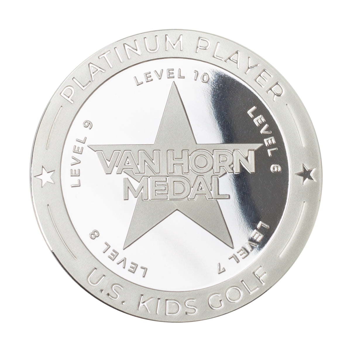 Level 10 Platinum Award Coin