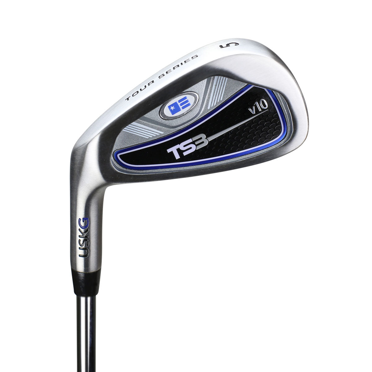 TS3-57 5 Iron, v10 Steel Shaft Left