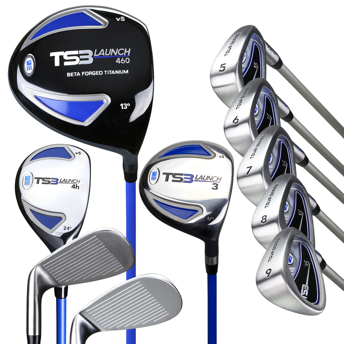 ts3-60-10-club-stand-set-v5-all-graphite | U.S. Kids Golf