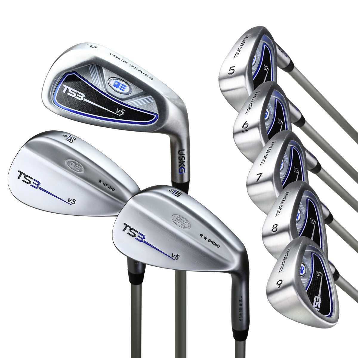 TS3-66 8 Club Iron Set, v5 All Graphite Shafts Right